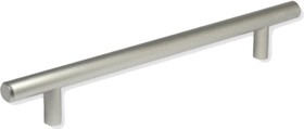 Ручка-рейлинг L530-96-SN 96 мм, никель, диаметр 10 мм L530-96-10-SN