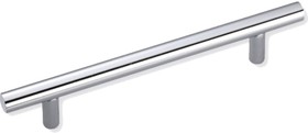 Ручка-рейлинг L530-96 СР 96 мм, хром, диаметр 10 мм L530-96-10-СР