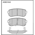 ADB31543, Колодки тормозные дисковые | зад |