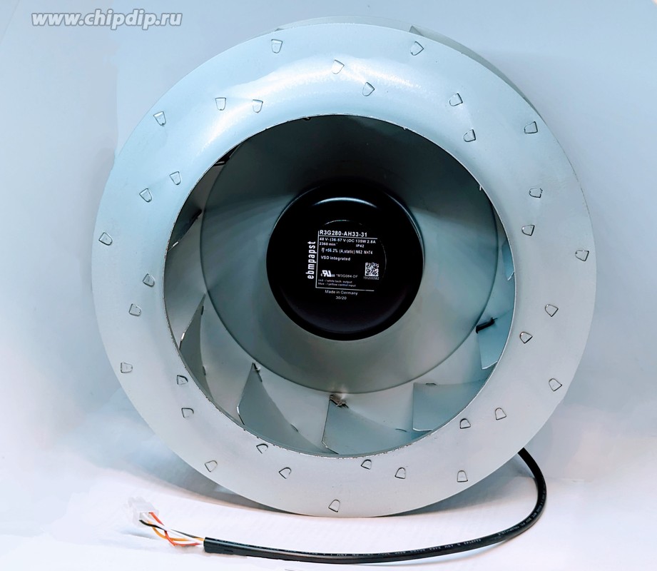 ボックス入り周波数変換ファン R3G280-AH33-31 48V (36-57V) 135W 1個 ボックス入り周波数変換ファン R3G280-AH33-31 48V (36-57V) 135W 1個