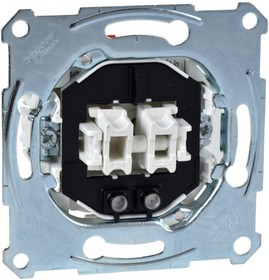 Фото 1/10 Schneider Electric Merten Механизм QuickFlex Выключателя 1-полюсного для 2-х цепей, с индикацией
