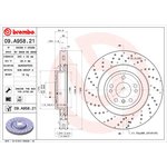 09.A958.21, Диск тормозной передн, MB: M-CLASS 11-