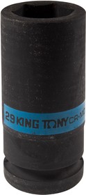 643529M, KING TONY Головка торцевая ударная глубокая шестигранная 3/4", 29 мм
