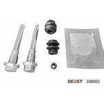 108002, Комплект направляющих тормозного суппорта заднего (направляющая O8,2 mm, суппорт