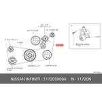 Ремень приводной NISSAN 11720-5X00A