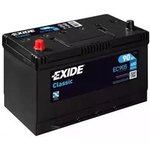 EC905, EXIDE EC905 CLASSIC_аккумуляторная батарея! 19.5/17.9 рус 90Ah 680A 306/173/222\