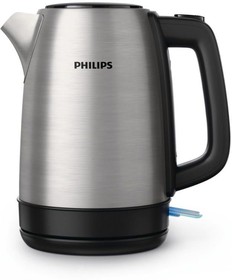 Фото 1/10 Чайник электрический Philips HD9350/90, 1850Вт, серебристый и черный