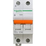 Schneider Electric Домовой ВА63 Автоматический выключатель 1P+N 10A (C) 4.5kA