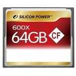 SP064GBCFC600V10, Флеш карта CF 64GB Silicon Power, 600X