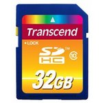 TS32GSDHC10, 32 GB SDHC SD Card, Class 10