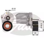 T39109, Ролик натяжной приводного ремня BMW 1 07-, 3 05-, 5 10-, 5 GRAN 10- ...