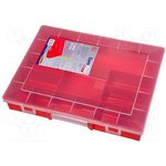 BMA457230, Контейнер: коробка с перегородками, 370x295x58мм, красный