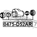 0475-D52AR, Ремкомплект колесного тормозного цилиндра | зад прав/лев |