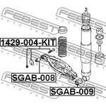 1429004KIT Болт с эксцентриком ремкомплект