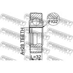 2311-8103, Шрус внутренний 28x108