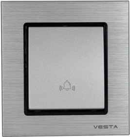Выключатель звонкаVesta-Electric Exclusive Silver Metallic FVK050308SER