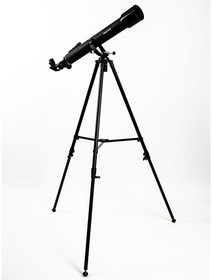 Фото 1/5 Телескоп Antares 70/700AZ, искатель red dot, адаптер для смартфона, стальная тренога, черный 91170700