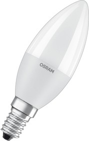 Фото 1/5 Osram Светодиодная лампа LED STAR Classic B 8Вт (замена 75Вт),нейтральный белый свет, матовая колба, Е27