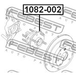 1082-002, СТУПИЦА ЗАДНЯЯ (CHEVROLET LACETTI/OPTRA (J200) 2003-2008) FEBEST