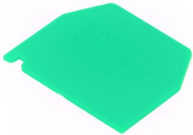 Фото 1/2 PS-4-GN, Концевая планка, ZG-G2.5, ZG-G4, зеленый, Шир: 1мм, полиамид
