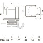 Сервопривод 24В нормально открытый 0092-024А0000 0092-024A0000