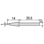 Жало сменное goot CS-20/30RT-SBC для паяльника CS21/31 (d3x40мм)