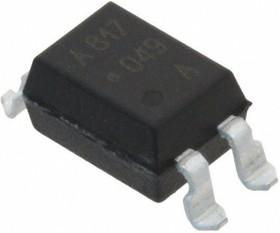 HCPL-817-30DE, Оптопара, с транзистором на выходе, 1 канал, Поверхностный Монтаж DIP, 4 вывод(-ов), 50 мА, 5 кВ