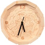 Часы кварцевые в форме бочки В парилке для бани и сауны 278 см / 5 39101