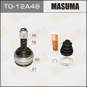 TO-12A48, ШРУС Toyota Camry 90-94, Carina 89-97, Celica 89-99, Nadia 99-01 наружный 27 x 56 x 26 x 48 Masuma