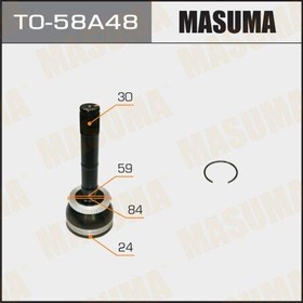 TO-58A48, ШРУС Toyota Land Cruiser (J7) 90- наружный (с ABS) Masuma