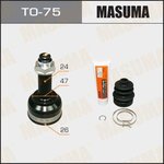 TO-75, ШРУС Toyota Boon 04-, Passo 04-10 наружный 26 x 47 x 24 MASUMA