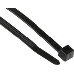 111-05850 T50S-PA66HS-BK, Cable Tie, Inside Serrated, 150mm x 4.6 mm ...