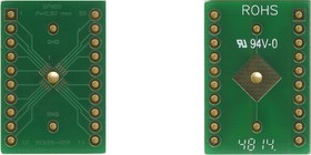 Фото 1/2 RE935-05R, Double Sided Extender Board Multiadapter With Adaption Circuit Board FR4 27.94 x 19.05 x 1.5mm
