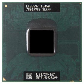 (SLA4F) процессор Socket P Intel Core 2 Duo Mobile T5450 1667MHz (Merom, 2048Kb L2 Cache, 667 MHz, SLA4F) RB