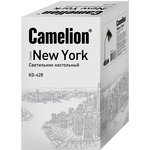 Camelion KD-428 C30 хром (Светильник настольный New York, 1х E27, 40Вт, 230В ...