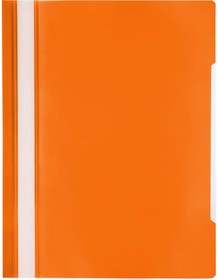 Фото 1/3 Пластиковый скоросшиватель Элементари А4 до 100 листов оранжевый 10 шт в упаковке 1547360