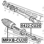 MRKB-CU20, Пыльник рулевой рейки