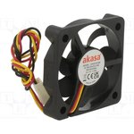 AK-5010MS, Fan: DC; axial; 12VDC; 50x50x10mm; 28.21dBA; EBR; 4500rpm; 2.63mmH2O