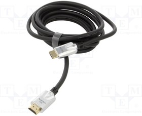 CG862-3.0, Cable; HDCP 2.2,HDMI 2.1; HDMI plug,both sides; PVC; textile; 3m