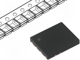 Фото 1/2 IRFH7932TRPBF, MOSFETs 30V 1 N-CH HEXFET 3.3mOhms 34nC