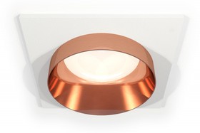 Фото 1/2 Ambrella Комплект встраиваемого светильника XC6520025 SWH/PPG белый песок/золото розовое полированное MR16 GU5.3 (C6520, N6135)