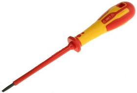 T49144-035, Flat Standard Screwdriver 3.5 mm Tip, VDE 1000V Approved