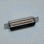 DS1033-25MBNSISS, (DB-25M), вилка 25 pin на кабель (пайка)