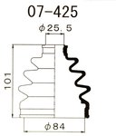 07-425, Пыльник шруса