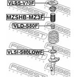 VLD-S80F, VLD-S80F_отбойник амортизатора переднего!\ Volvo ...