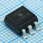CNY17F-3X009T, Оптопара одноканальная транзисторная выход постоянного тока 6-Pin ...