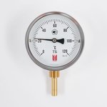 Термометр биметаллический ТБ 100Р/46 (0-120С), G1/2, кл.т. 1,5 1161001004