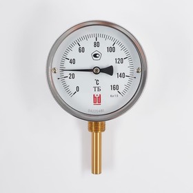 Биметаллический термометр ТБ 100Т/150 (0-160С), G1/2, кл. т. 1,5 1161001015
