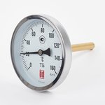 Биметаллический термометр ТБ 100Т/46 (0-120С), G1/2, кл. т. 1,5 1161001019