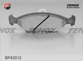 Фото 1/2 Колодки тормозные передние FENOX BP43012